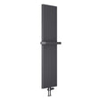 Reina Borda 1800mm High x 440mm Wide Vertical Designer Radiator - Anthracite - RND - BRD18044A - TAP 'N' SHOWER