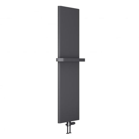 Reina Borda 1800mm High x 440mm Wide Vertical Designer Radiator - Anthracite - RND - BRD18044A - TAP 'N' SHOWER