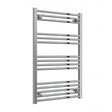 Reina Capo Modern vertical chrome heated towel rail 1000mm high x 600mm wide