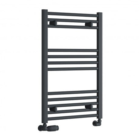 Reina Capo Straight 800mm High x 500mm Wide Heated Towel Rail - Anthracite - CPO0850AF - TAP 'N' SHOWER