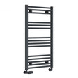 Reina Capo Straight 1000mm High x 500mm Wide Heated Towel Rail - Anthracite - CPO1050AF - TAP 'N' SHOWER