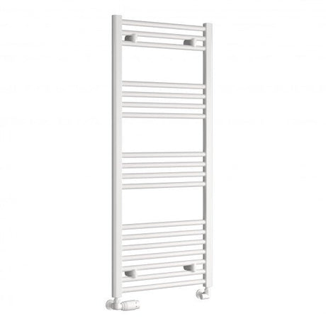 Reina Capo Straight 1200mm High x 400mm Wide Heated Towel Rail - White - CPO1240WF - TAP 'N' SHOWER
