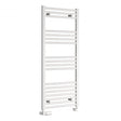 Reina Capo Straight 1200mm High x 600mm Wide Heated Towel Rail - White - CPO1260WF - TAP 'N' SHOWER