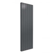 Reina Casina modern anthracite aluminium double vertical radiator 1800mm high by 565mm wide