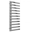 Reina Cavo Designer Stainless Steel Heated Towel Rail 1230mm High x 500mm Wide - Brushed - RNS - CV512B - TAP 'N' SHOWER