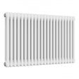 Reina Colona 600mm High x 1010mm Wide 2 Column Horizontal Radiator - White - 2/C622 - TAP 'N' SHOWER