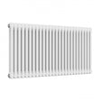 Reina Colona 600mm High x 1190mm Wide 2 Column Horizontal Radiator - White - 2/C626 - TAP 'N' SHOWER