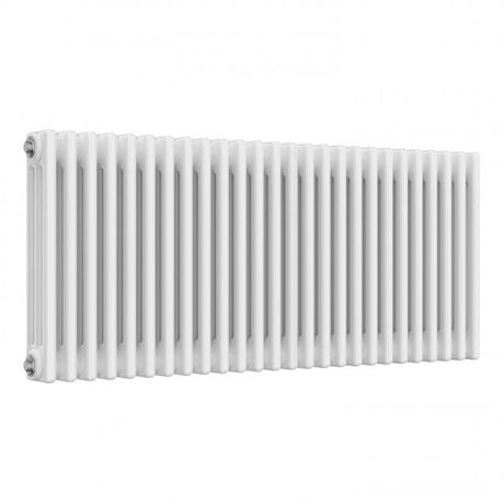 Reina Colona 500mm High x 1190mm Wide 3 Column Horizontal Radiator - White - 3/C526 - TAP 'N' SHOWER