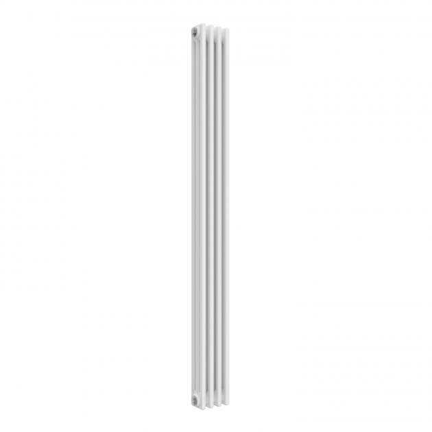 Reina Colona Traditional Vertical white 3 column radiator 1800mm high x 290mm wide for space-saving heating solution
