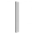 Reina Coneva 1800mm High x 300mm Wide Vertical Designer Radiator - White - RND - CNV18030W - TAP 'N' SHOWER