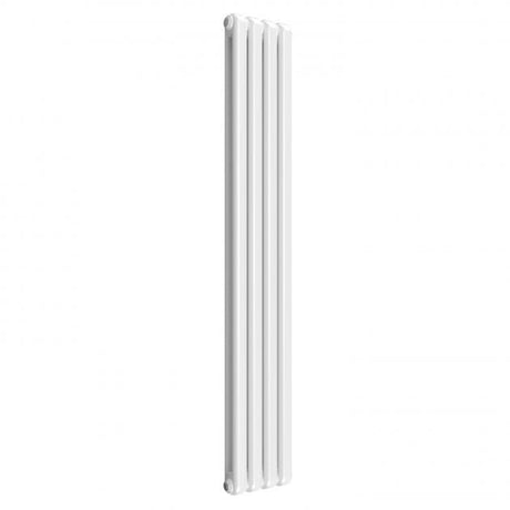Reina Coneva 1800mm High x 300mm Wide Vertical Designer Radiator - White - RND - CNV18030W - TAP 'N' SHOWER