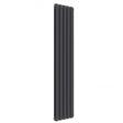 Reina Modern Vertical Coneva anthracite designer radiator 1800mm high slim vertical panel