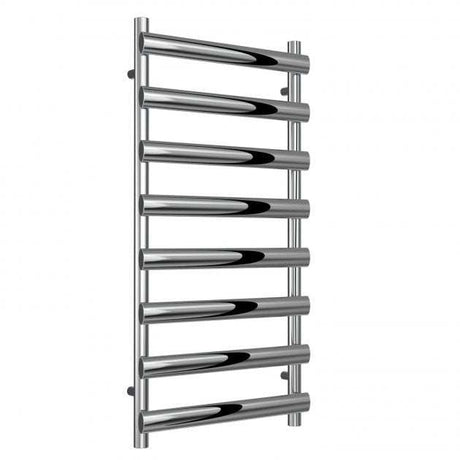 Reina Deno Designer Stainless Steel Heated Towel Rail 992mm High x 500mm Wide - Polished - RNS-DE510P