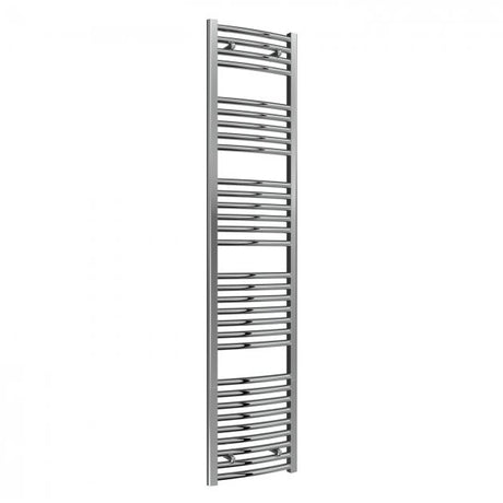 Reina Diva Curved 1800mm High x 400mm Wide Heated Towel Rail - Chrome - AG40180CC - TAP 'N' SHOWER