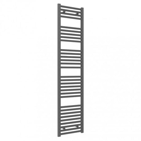 Reina Diva Flat 1800mm High x 400mm Wide Heated Towel Rail - Anthracite - AG40180AF - TAP 'N' SHOWER