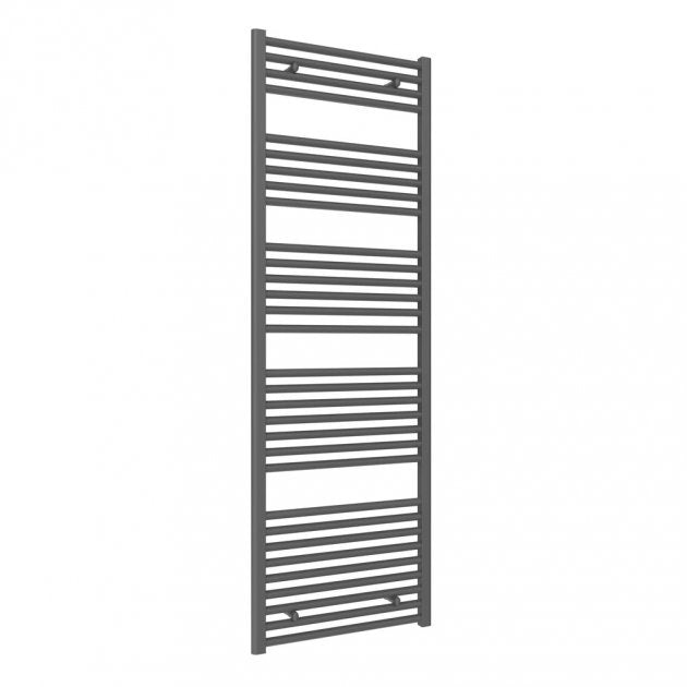 Reina Diva Flat 1800mm High x 600mm Wide Heated Towel Rail - Anthracite - AG60180AF - TAP 'N' SHOWER