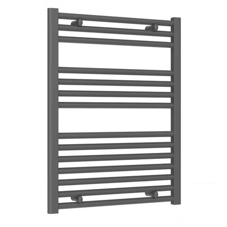 Reina Diva Flat 800mm High x 600mm Wide Heated Towel Rail Anthracite - AG60800AF - TAP 'N' SHOWER