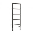 Reina Dora Designer 1200mm High x 500mm Wide Heated Towel Rail - Anthracite - RND - DRA12050A - TAP 'N' SHOWER