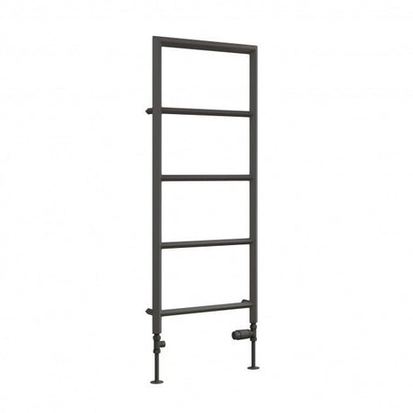 Reina Dora Designer 1200mm High x 500mm Wide Heated Towel Rail - Anthracite - RND - DRA12050A - TAP 'N' SHOWER