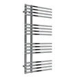 Reina Elisa Designer Modern Heated Towel Rail 1000mm High x 500mm Wide - Chromne - RND - ES510 - TAP 'N' SHOWER