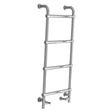 Reina Eltham Designer 1200mm High x 500mm Wide Heated Towel Rail - Chrome - RNDETH1250C - TAP 'N' SHOWER