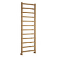 Reina Fano 720mm High x 485mm Wide Designer Heated Towel Rail - Copper Satin - A - FNO0725C - TAP 'N' SHOWER