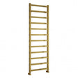 Reina Fano 1500mm High x 485mm Wide Designer Heated Towel Rail - Copper Satin - A - FNO1505C - TAP 'N' SHOWER