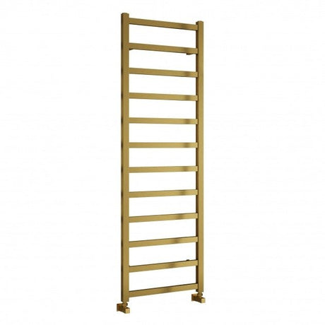 Reina Fano 1500mm High x 485mm Wide Designer Heated Towel Rail - Copper Satin - A - FNO1505C - TAP 'N' SHOWER