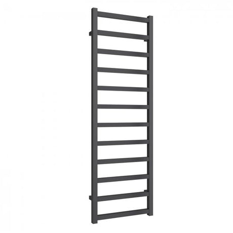 Reina Fano Designer 1500mm High x 485mm Wide Heated Towel Rail - Anthracite - A - FNO1505A - TAP 'N' SHOWER