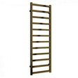 Reina Fano 1500mm High x 485mm Wide Designer Heated Towel Rail - Bronze Satin - A - FNO1505Z - TAP 'N' SHOWER
