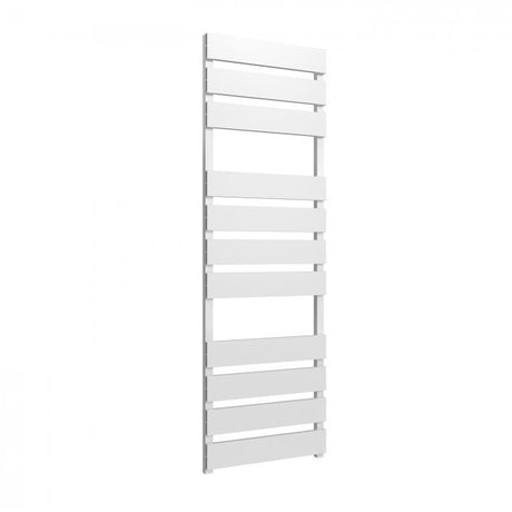 Reina Fermo 1550mm High x 480mm Wide Flat Panel Heated Towel Rail - White - A - FRM1555W - TAP 'N' SHOWER