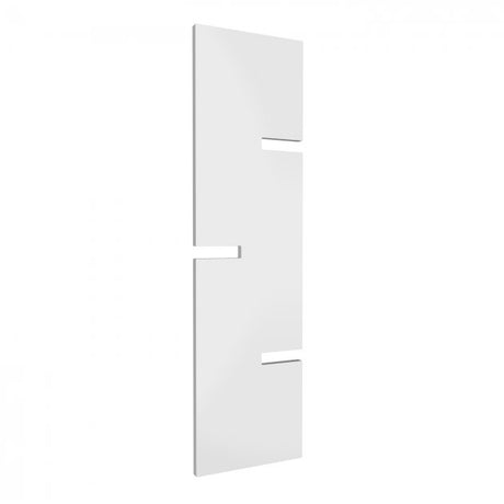 Reina Fiore Modern white vertical designer radiator 1790mm high with sleek cut-out design