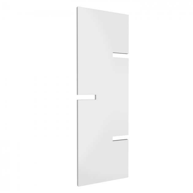Reina Fiore Modern vertical radiator in white, 1790mm high x 590mm wide, sleek space-saving design
