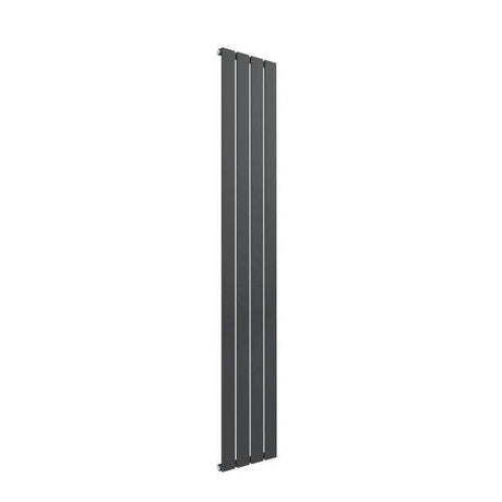 Reina Flat Single Convector vertical radiator in anthracite, 1600mm high by 292mm wide, sleek energy-efficient home heating solution