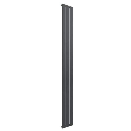 Reina Flat Single Convector vertical anthracite designer radiator 1800mm high steel panel heater