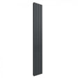 Reina Flat Modern Designer Double Vertical Radiator 1800mm High x 292mm Wide - Anthracite - RND - FL184AD - TAP 'N' SHOWER