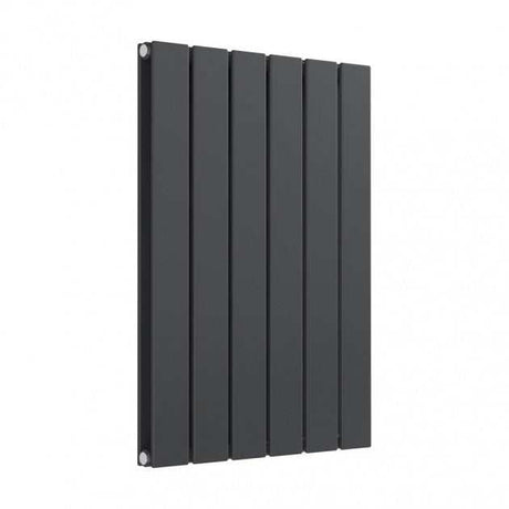 Reina Flat Designer Modern Double Horizontal Radiator 600mm High x 440mm Wide - Anthracite - RND-FL06AD