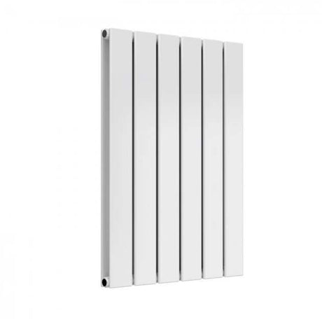 Reina Flat Designer Modern Double Horizontal Radiator 600mm High x 440mm Wide - White - RND-FL06WD