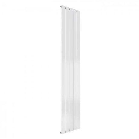 Reina Flat Single Convector white vertical designer radiator 1800mm high by 366mm wide with slim steel construction