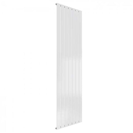 Reina Flat Modern white vertical radiator 1800mm high by 514mm wide with flat panel design for efficient home heating