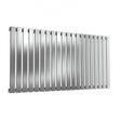 Reina Flox 600mm High x 1180mm Wide Single Horizontal Radiator - Polished - RNS - FTX060118SP - TAP 'N' SHOWER