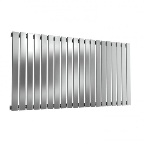 Reina Flox 600mm High x 1180mm Wide Single Horizontal Radiator - Polished - RNS - FTX060118SP - TAP 'N' SHOWER