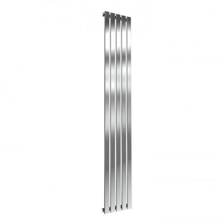 Reina Flox Designer Stainless Steel Single Vertical Radiator 1800mm High x 295mm Wide - Polished - RNS-FTX180029SP
