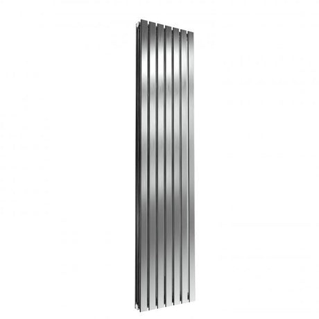 Reina Flox 1800mm High x 413mm Wide Double Vertical Radiator - Brushed - RNS - FTX180041DB - TAP 'N' SHOWER
