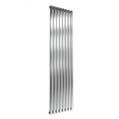 Reina Flox Stainless Steel Single Vertical Radiator 1800mm High x 472mm Wide - Brushed - RNS-FTX180047SB