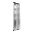 Reina Flox 1800mm High x 531mm Wide Single Vertical Radiator - Brushed - RNS - FTX180053SB - TAP 'N' SHOWER