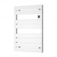 Reina Gia Flat Panel 780mm High x 550mm Wide Electric Heated Towel Rail - Black - DE - GIA0785W - TAP 'N' SHOWER