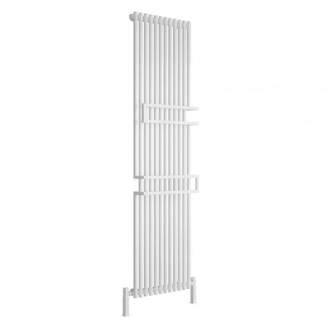 Reina Grande 1800mm High x 500mm Wide Vertical Designer Radiator - White - RND - GDE1850W - TAP 'N' SHOWER