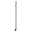 Reina Ines Electric Vertical 1500mm Towel Rail Bar - Matt Black - DE - INS1502K - TAP 'N' SHOWER
