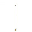 Reina Ines Electric Vertical 1500mm Towel Rail Bar - Brushed Brass - DE - INS1502S - TAP 'N' SHOWER